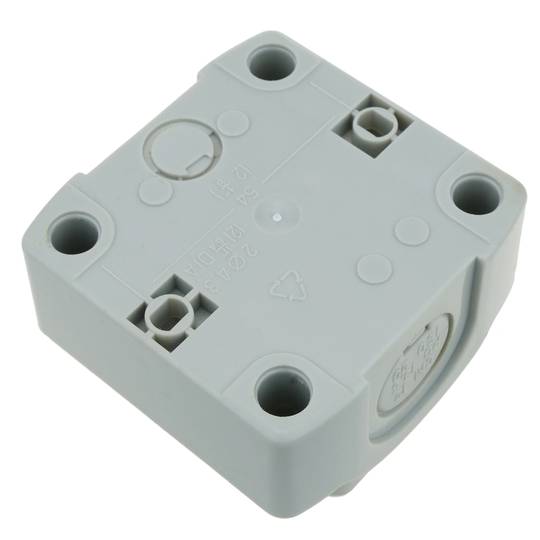 Caixa de controle dispositivos elétricos para 1 botão de pressão ou cinza 22 mm chave amarela