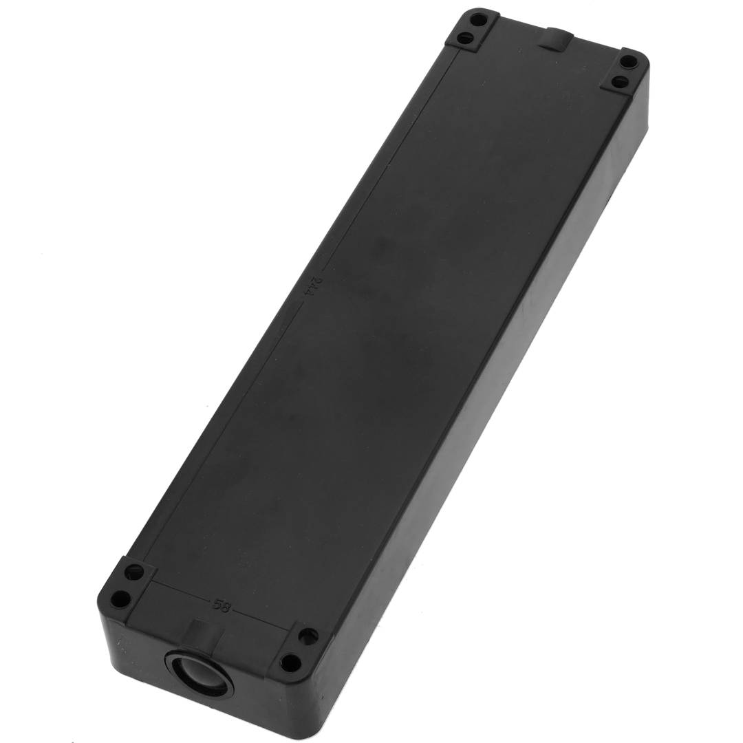 Schaltkasten elektrische Geräte für 5+1 Taster oder Schalter 22mm grau Kunststoff gelb