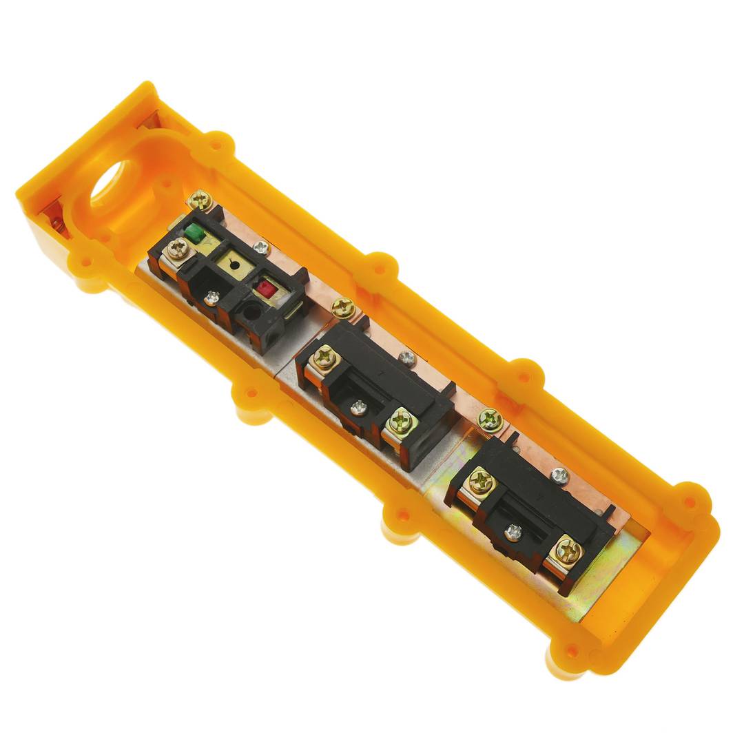Scatola di controllo con 2+2 pulsanti momentaneo e 2 interruttori da serie COB
