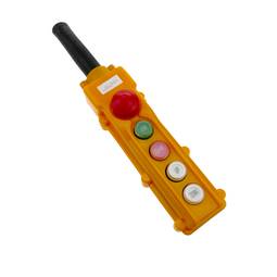 Scatola di controllo con 2 pulsanti momentaneo e 2 interruttore e arresto d'emergenza da serie COB