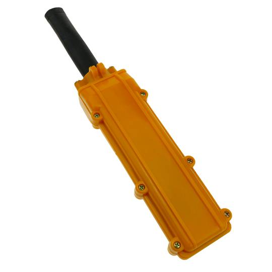 Doos met 2 drukknoppen en 2 schakelaars en noodstop uit de COB-serie