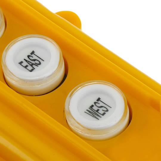 Scatola di controllo con 2+2 pulsanti momentaneo e 2 interruttore e arresto d'emergenza da serie COB