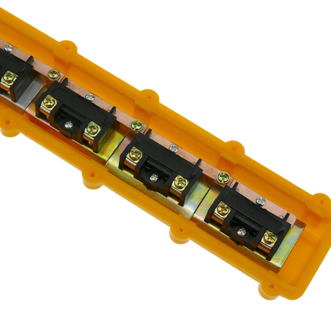 Scatola di controllo con 2+2 pulsanti momentaneo e 2 interruttore e arresto d'emergenza da serie COB