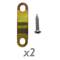 Steuerung Kontrolle Station Kasten mit 2+2+2 momentanem taste Druckknopf von COB 70x65x315mm