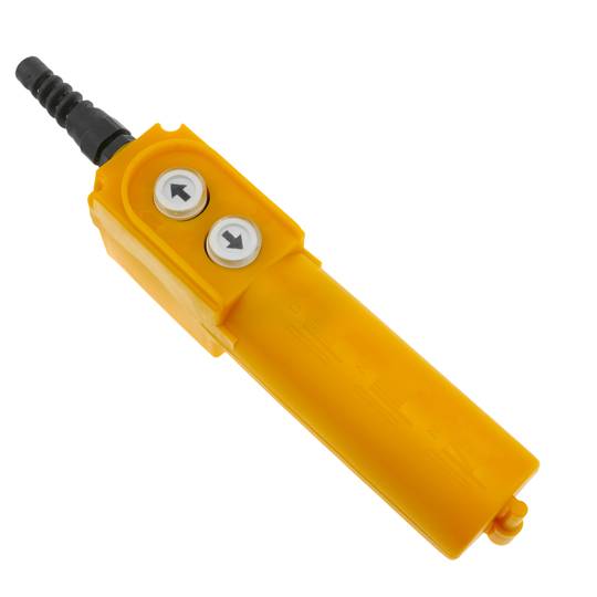 Caixa de controle com 2 botões momentâneos pela série COB 60x50x230mm