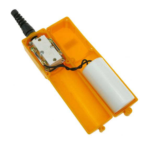 Caixa de controle com 2 botões momentâneos pela série COB 60x50x230mm