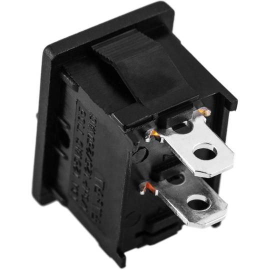 Black Rocker Switch Spst 2 Pin 205x247x144 Mm Cablematic