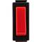 Interruttore a bilanciere rosso SPST 2 pin