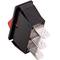 Interruttore a bilanciere rosso SPST 2 pin