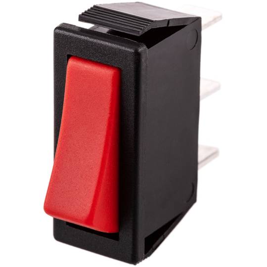 Interruttore a bilanciere rosso SPST 2 pin