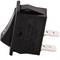 Interruttore a levetta SPST zwart 2 poli 31.5x13.9x34.8 mm
