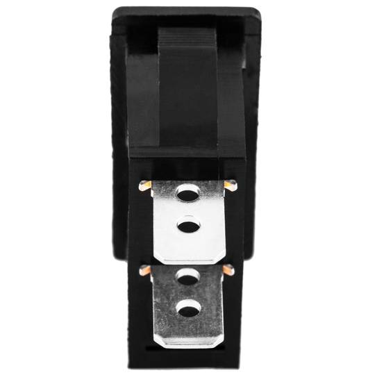 Interruttore a levetta SPST zwart 2 poli 31.5x13.9x34.8 mm