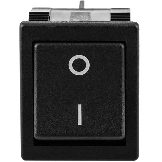 Black rocker switch DPST 4 pin