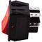 Interruttore a bilanciere DPST rosso a 4 pin