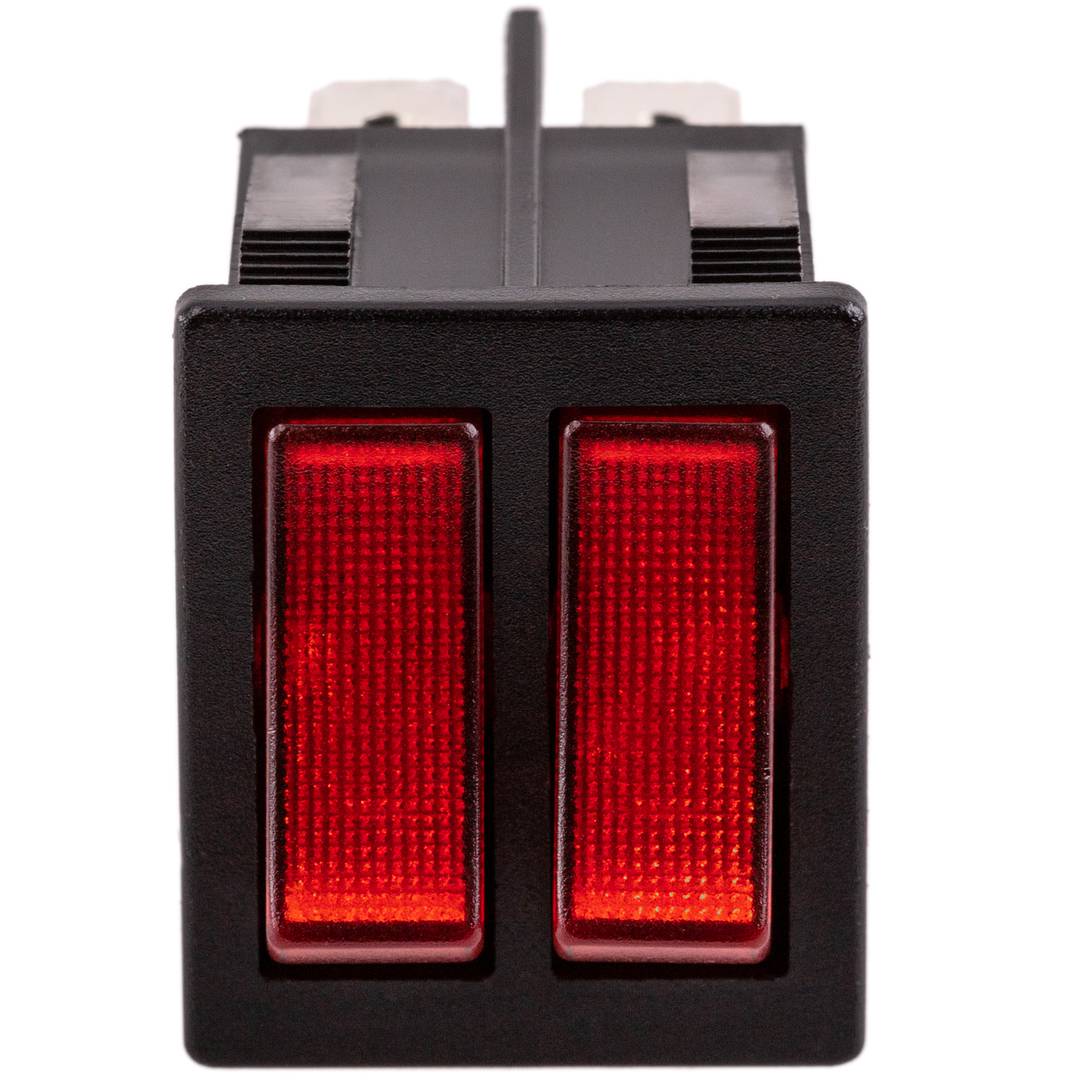 Interrupteur à bascule rouge à deux broches DPDT 6 broches