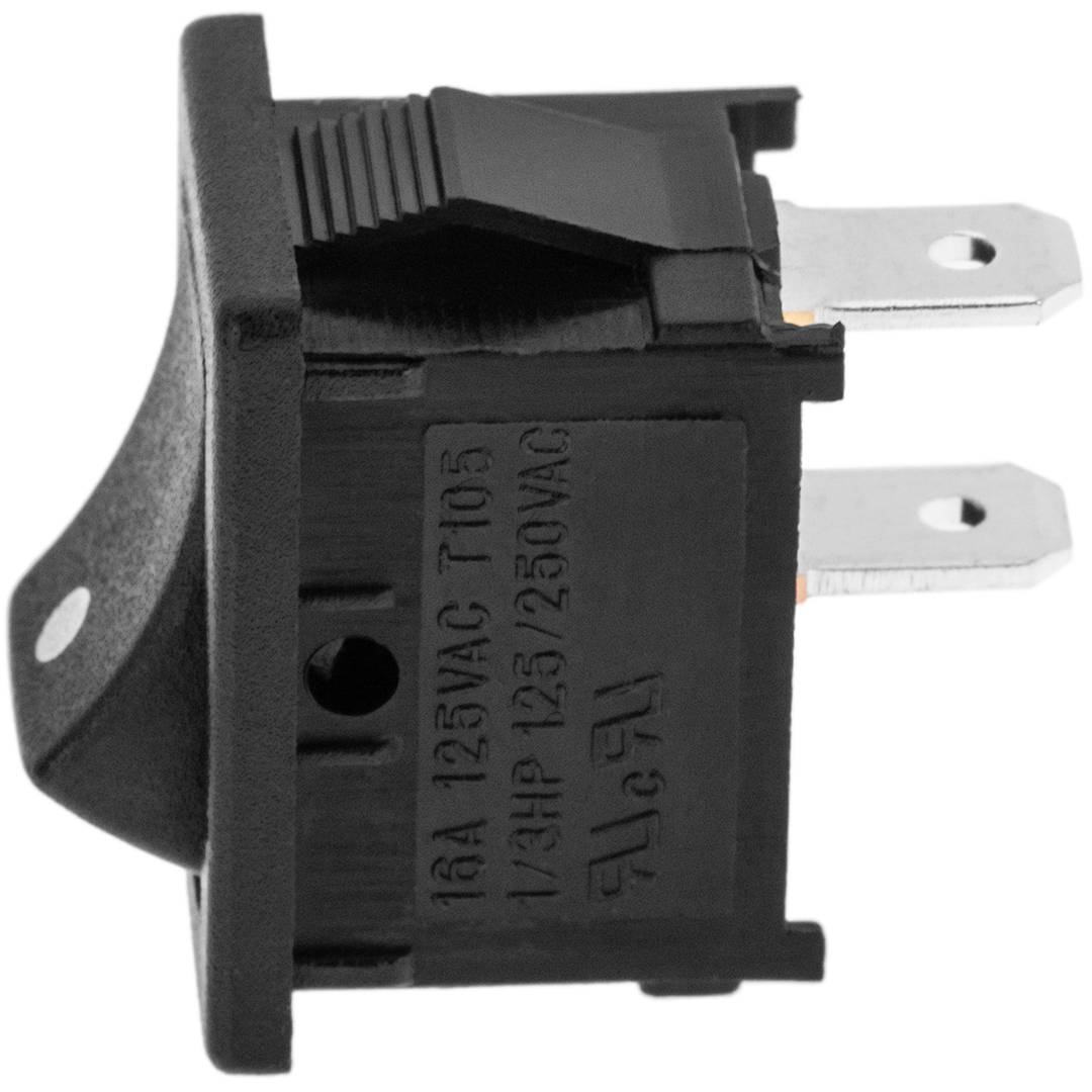 Interruptor polsador negre SPST 2 pin 20.5x24.7x14.4 mm