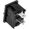 Interruptor polsador negre SPST 2 pin 20.5x24.7x14.4 mm