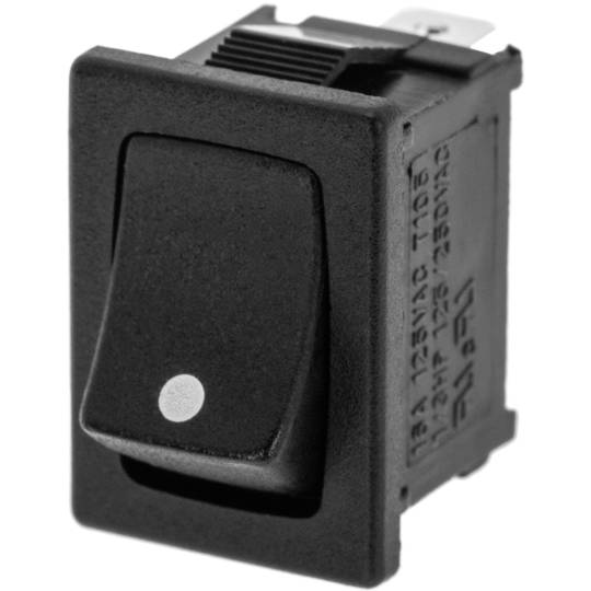 Interruptor polsador negre SPST 2 pin 20.5x24.7x14.4 mm