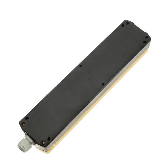 Scatola di controllo con 5 pulsanti momentaneo e arresto d'emergenza e selettore da serie LAY5