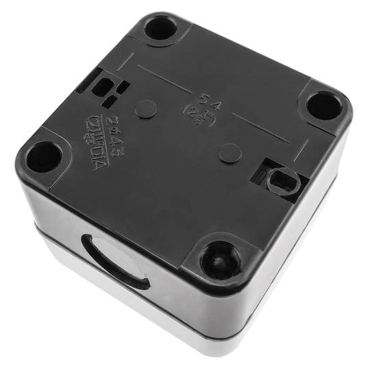 Boîte de commande avec bouton poussoir et arrêt d'urgence sans blocage NC STOP