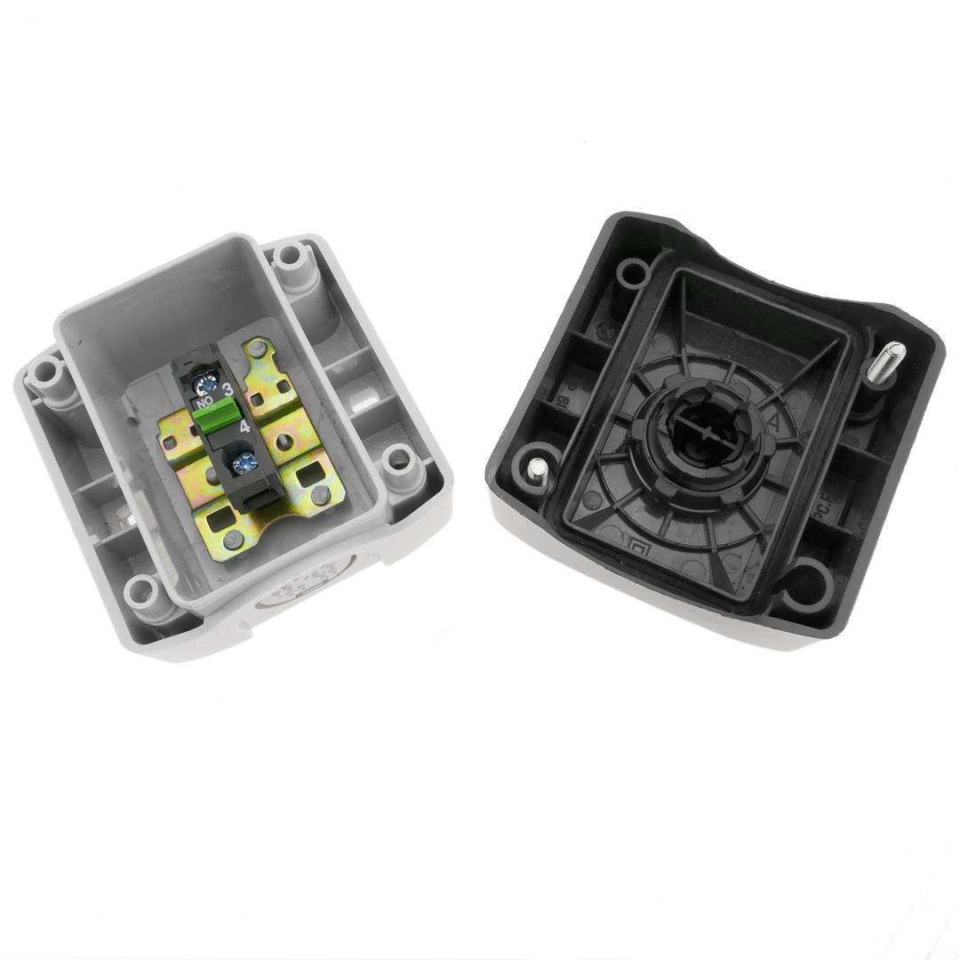 Boîte de commande avec 1 bouton poussoir momentanés vert 1NO XAL-D101