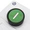 Boîte de commande avec 1 bouton poussoir momentanés vert 1NO symbole START