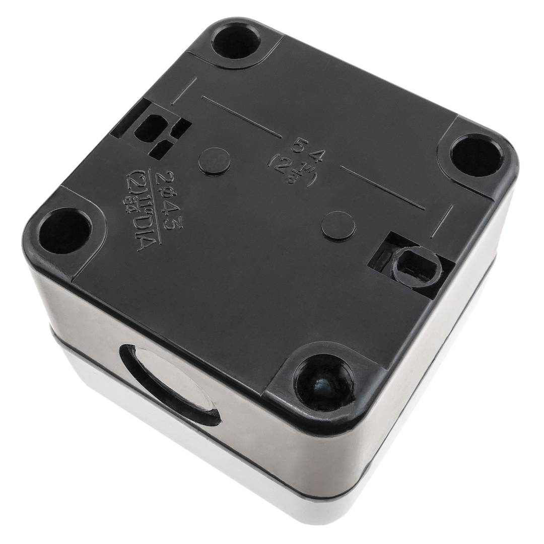 Caja de control con 1 pulsador momentáneo verde 1NO pulsador START