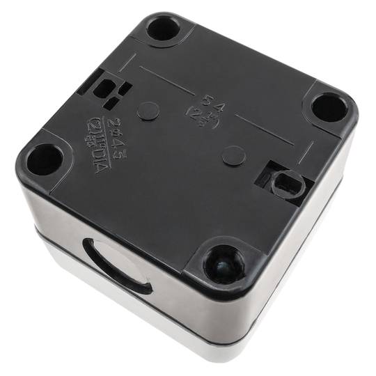 Caja de control con 1 pulsador momentáneo verde 1NO pulsador START