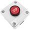 Scatola di controllo con 1 pulsanti momentaneo rosso 1NO STOP