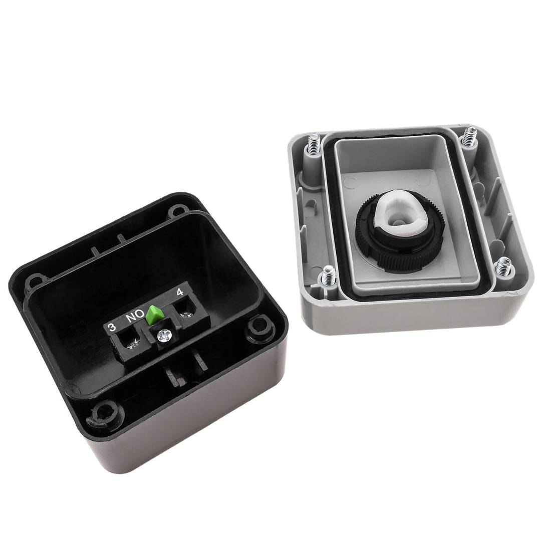Control box with 1 selector switch 1NO 1NC - Cablematic