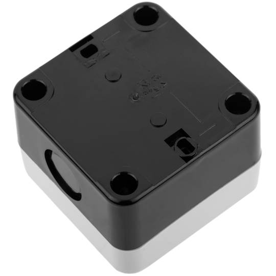 Caixa de control amb 1 selector 1NO 1NC amb clau