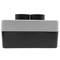 Caja de control gris/blanco con 2 pulsadores momentáneos verde 1NO rojo 1NC con símbolos