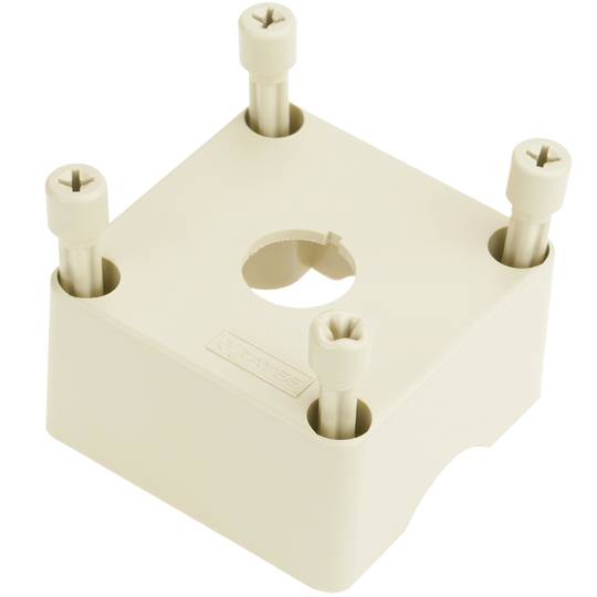 Caixa de controle dispositivos elétricos para 1 botão de pressão ou cinza 22 mm h=80mm