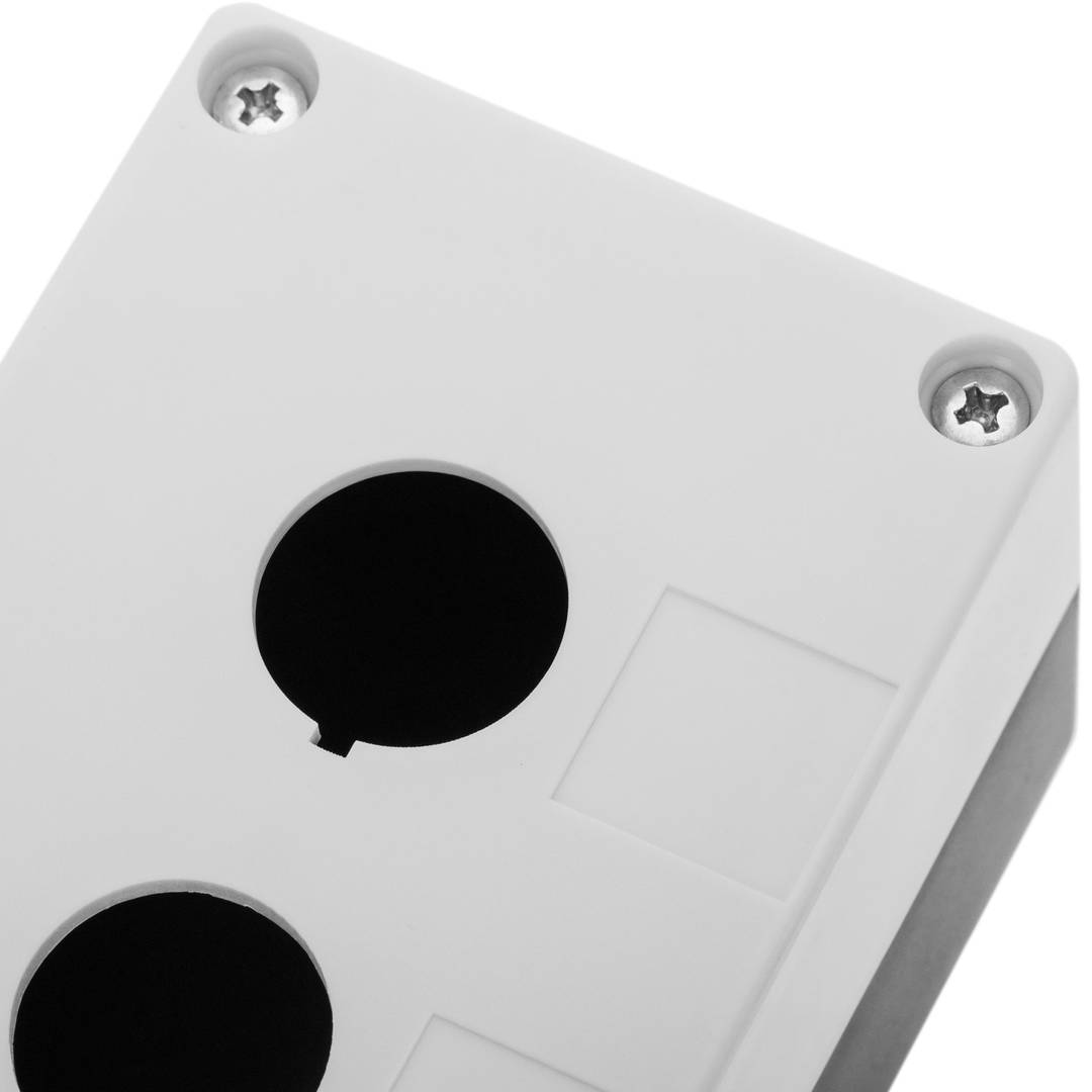 Caixa de controle dispositivos elétricos para 3 botão de pressão ou cinza 22 mm h=80mm