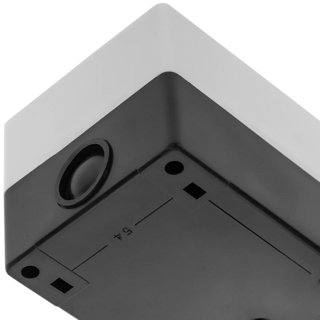 Schaltkasten elektrische Geräte für 3 Taster oder Schalter 22mm Kunststoff Weiss