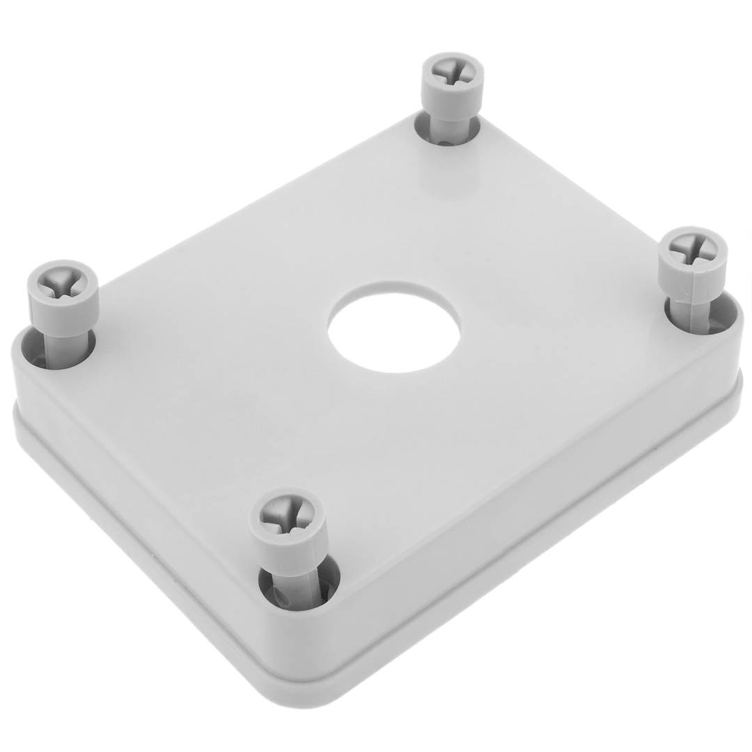 Caja de control de dispositivos eléctricos para 1 pulsador o interruptor de 22 mm gris 65mm