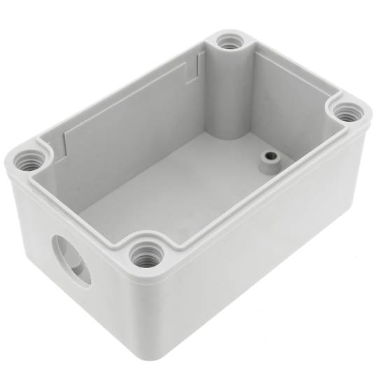 Schaltkasten elektrische Geräte für 2 Taster oder Schalter 22mm grau Kunststoff 65mm