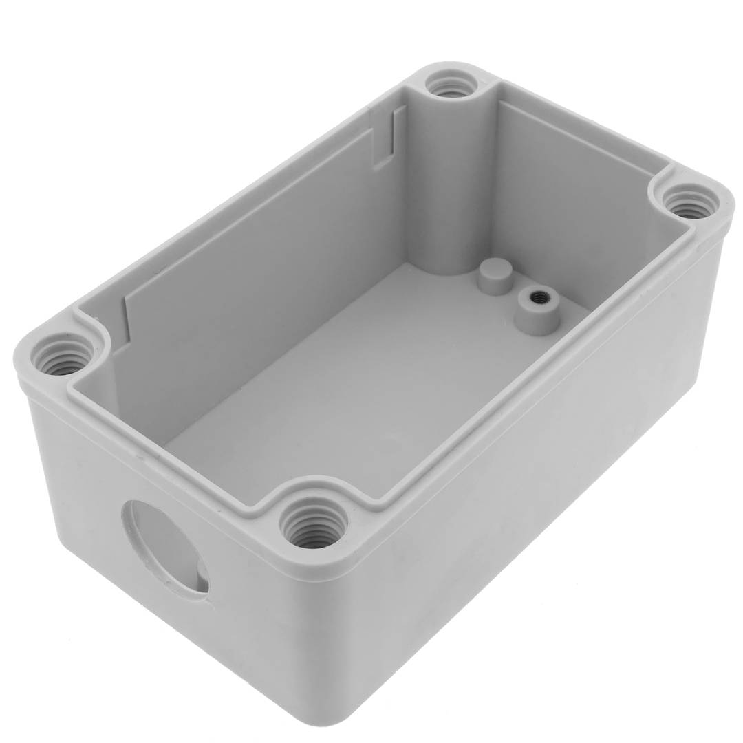 Boîte de contrôle pour appareils électriques 3 bouton poussoir  ou commutateur 22mm gris 65mm