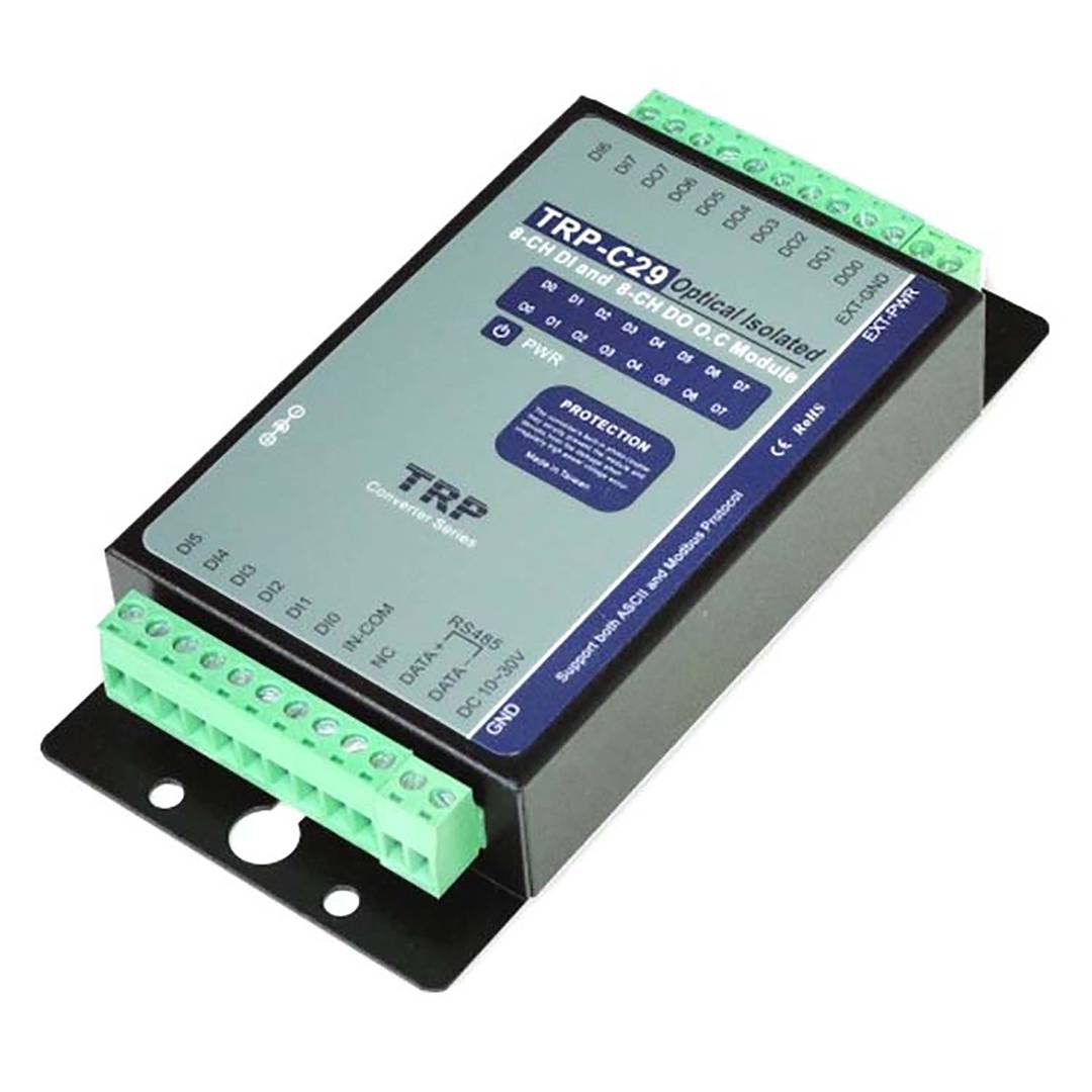 RS485 Modul mit 8 digitalen Eingängen und 8 digitale Ausgänge (TRP-C2