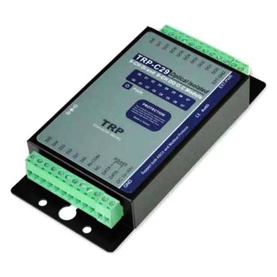 RS485 Modul mit 8 digitalen Eingängen und 8 digitale Ausgänge (TRP-C2