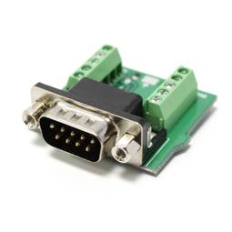 Adaptateur série DB9 mâle à bornier