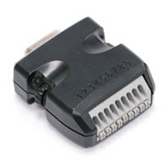 Adapter serii DB9 żeńska na 9-pinową listwę zaciskową bez śrub
