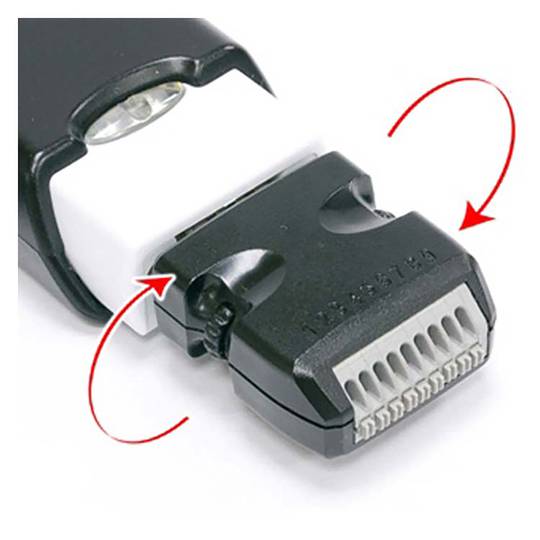 Adapter serii DB9 żeńska na 9-pinową listwę zaciskową bez śrub