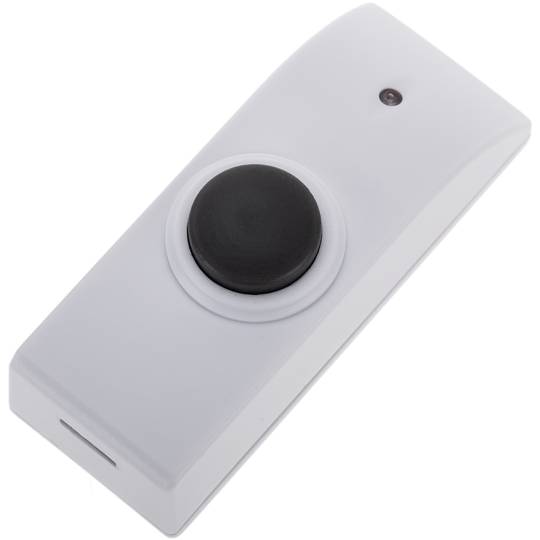 Wireless door bell with 12 melodies and 3 functions, 80 dB, battery  operated outdoor push button - Cablematic