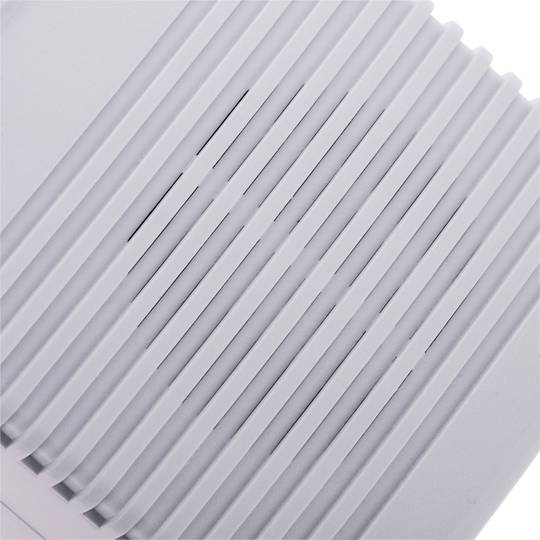 Sonnette de porte sans fil avec 12 mélodies et 3 fonctions, 80 dB, bouton poussoir extérieur fonctionnant sur piles