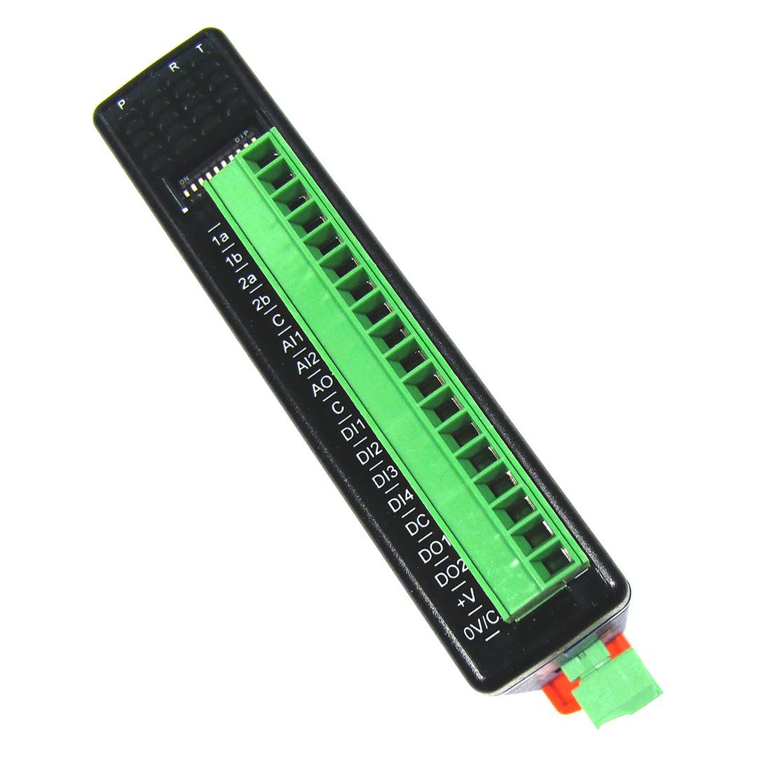 RS485 Module 2 AI 1 AO 4 DI 2 DO et 2 de RDT (IO-Brainchild Daio)
