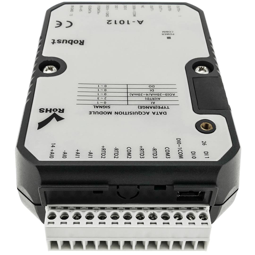 Módulo RS485 Modbus I/O 4 entradas analógicas 2 salidas analógicas 2 entradas digitales 2 salidas digitales