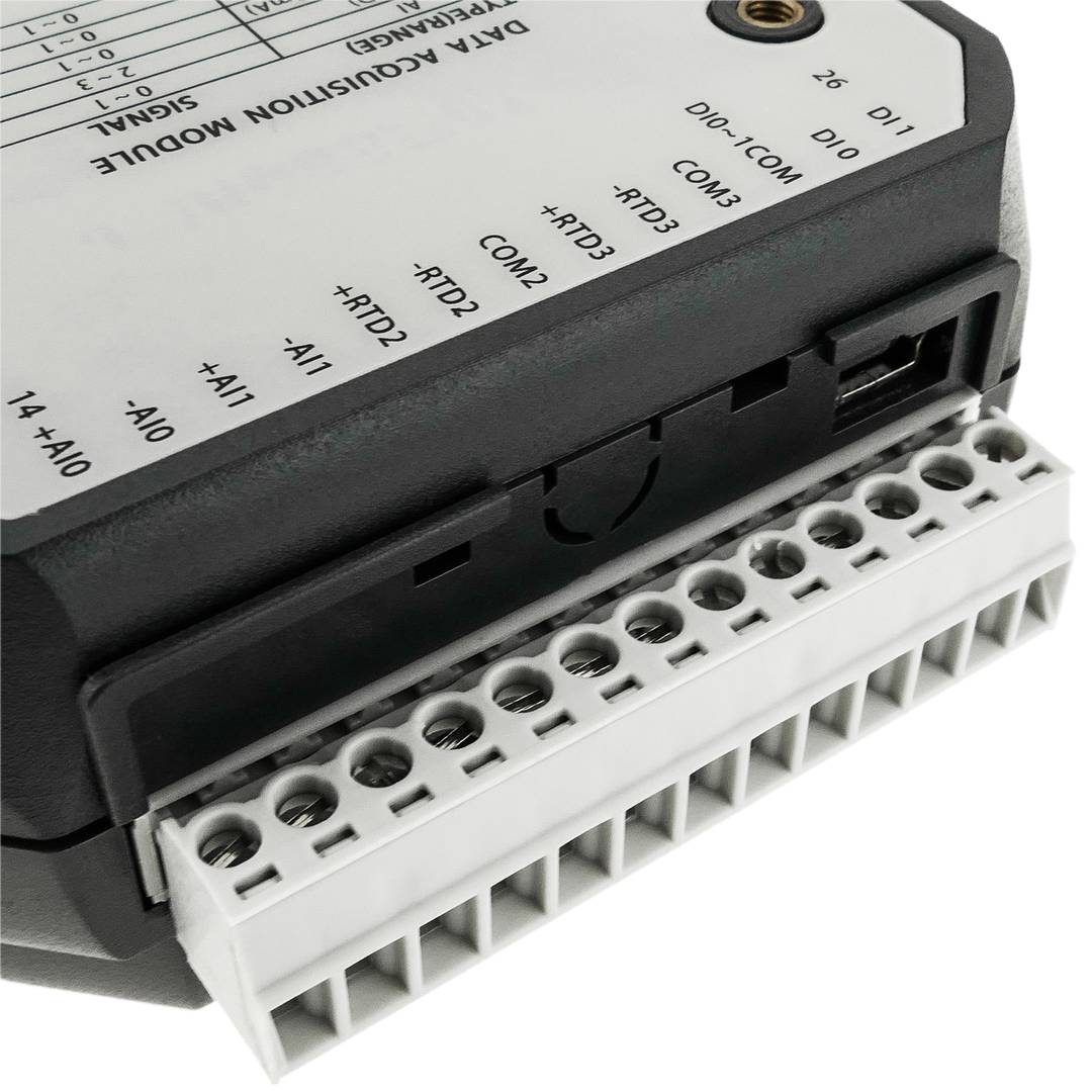 Módulo RS485 Modbus I/O 4 entradas analógicas 2 salidas analógicas 2 entradas digitales 2 salidas digitales