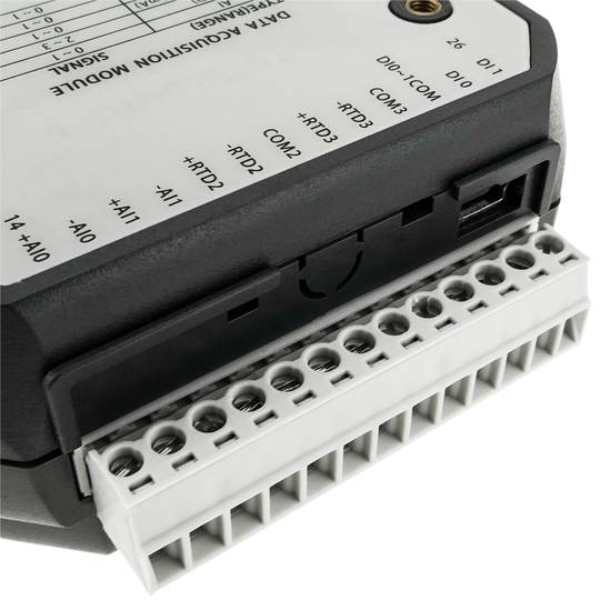 Módulo RS485 Modbus I/O 4 entradas analógicas 2 salidas analógicas 2 entradas digitales 2 salidas digitales