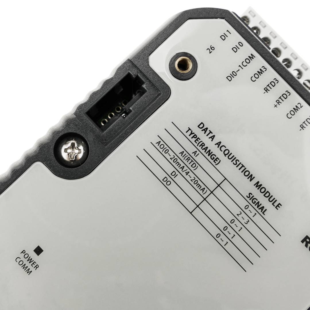 Módulo RS485 Modbus I/O 4 entradas analógicas 2 salidas analógicas 2 entradas digitales 2 salidas digitales